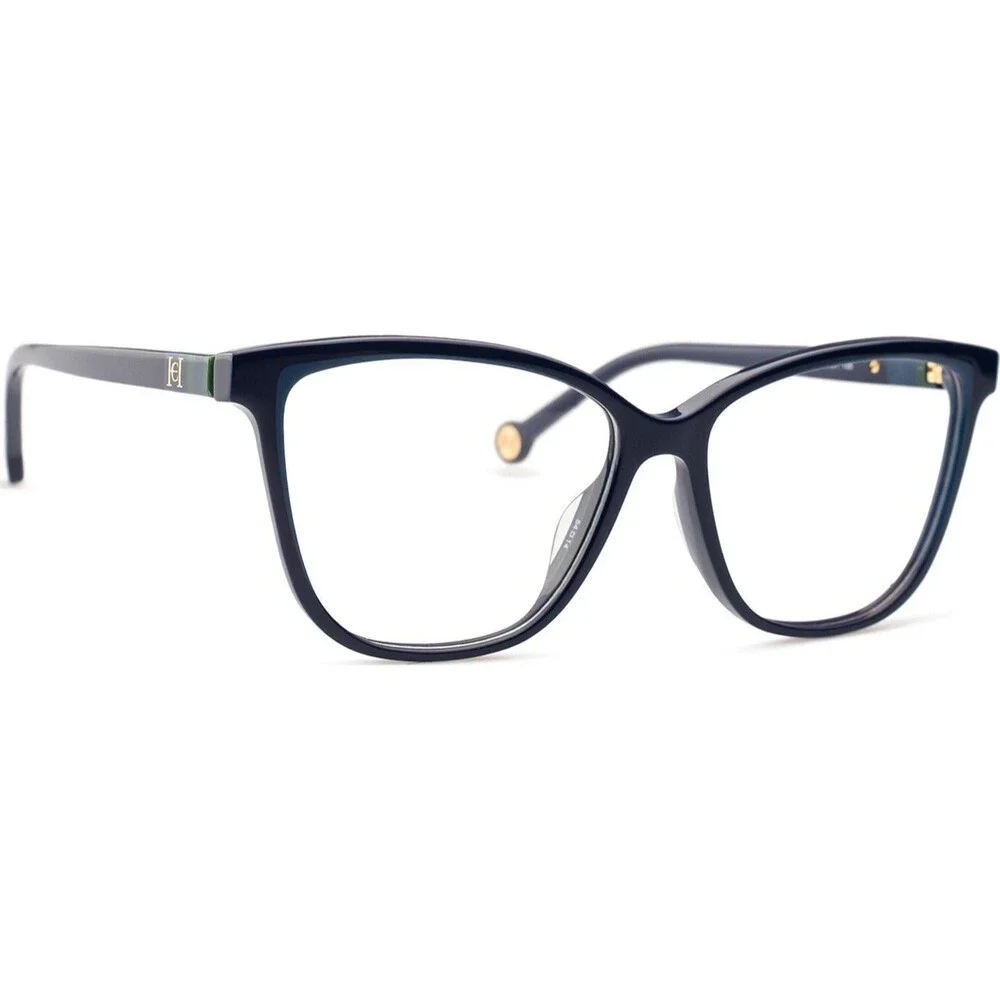 Carolina Herrera Eyeglasses Frame Only, VHE877V COL. 0991 54-14-135 Plastic Blue